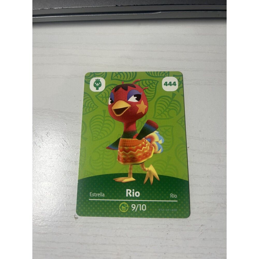 Rio #444 Animal Crossing Series 5 Amiibo Cards Nintendo